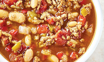 Slow-cooked Turkey & Bean Chili